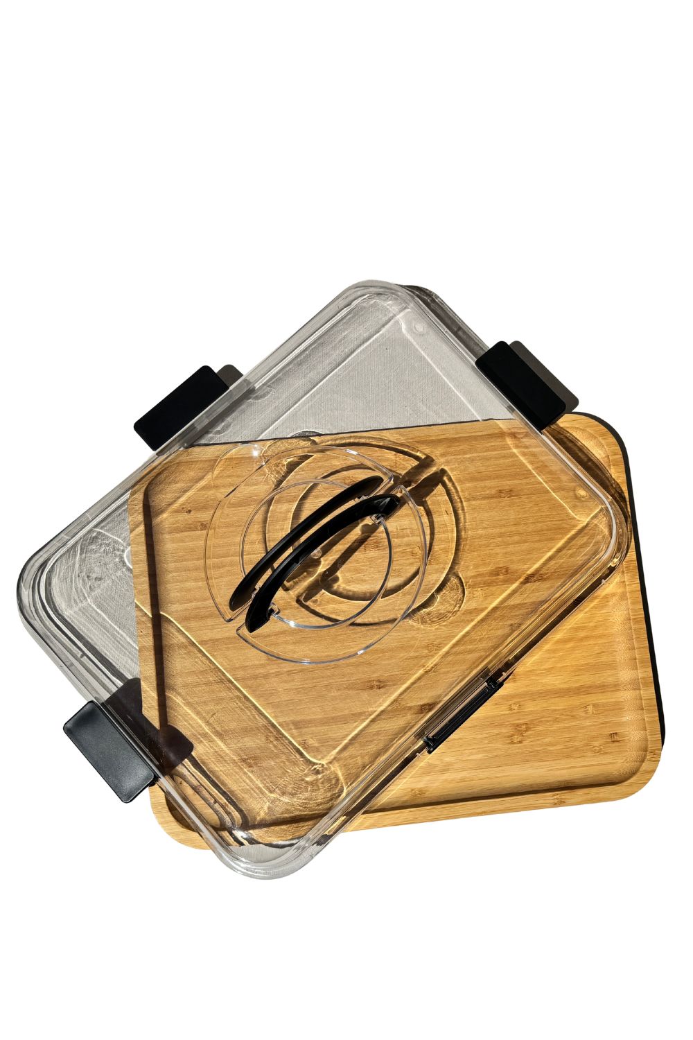 Charcuterie Board with Lid l Travel Bamboo