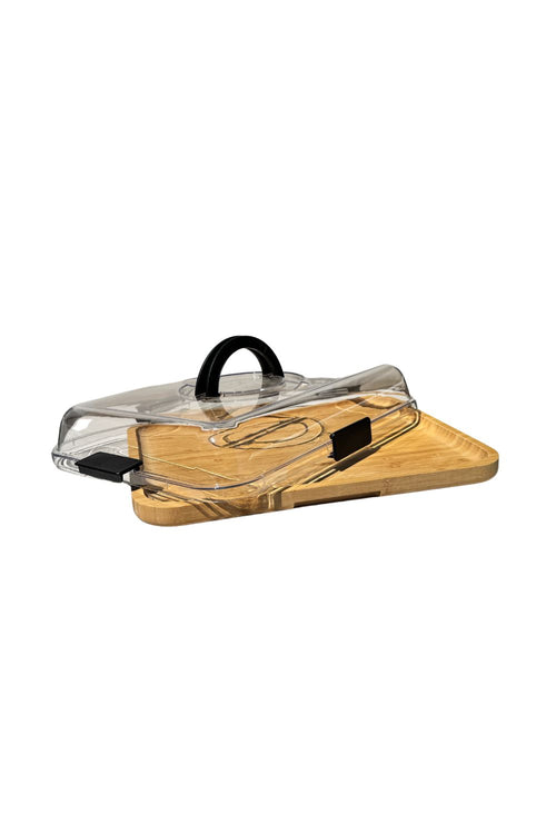 Charcuterie Board with Lid l Travel Bamboo