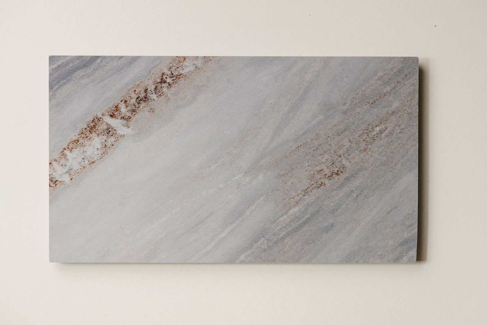 Cortina gray natural stone Italian porcelain serving board - small-batch handcrafted charcuterie board